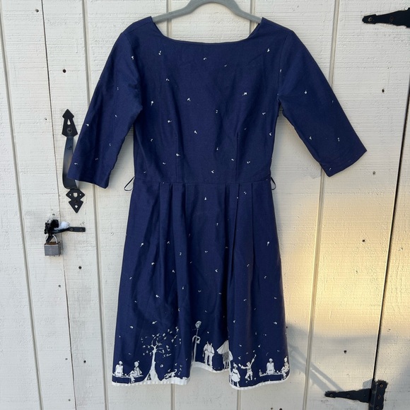 Palava (Poppy's) Dress Girl's Size 0-2 Whimsical Print Made In England Vintage - Picture 4 of 5